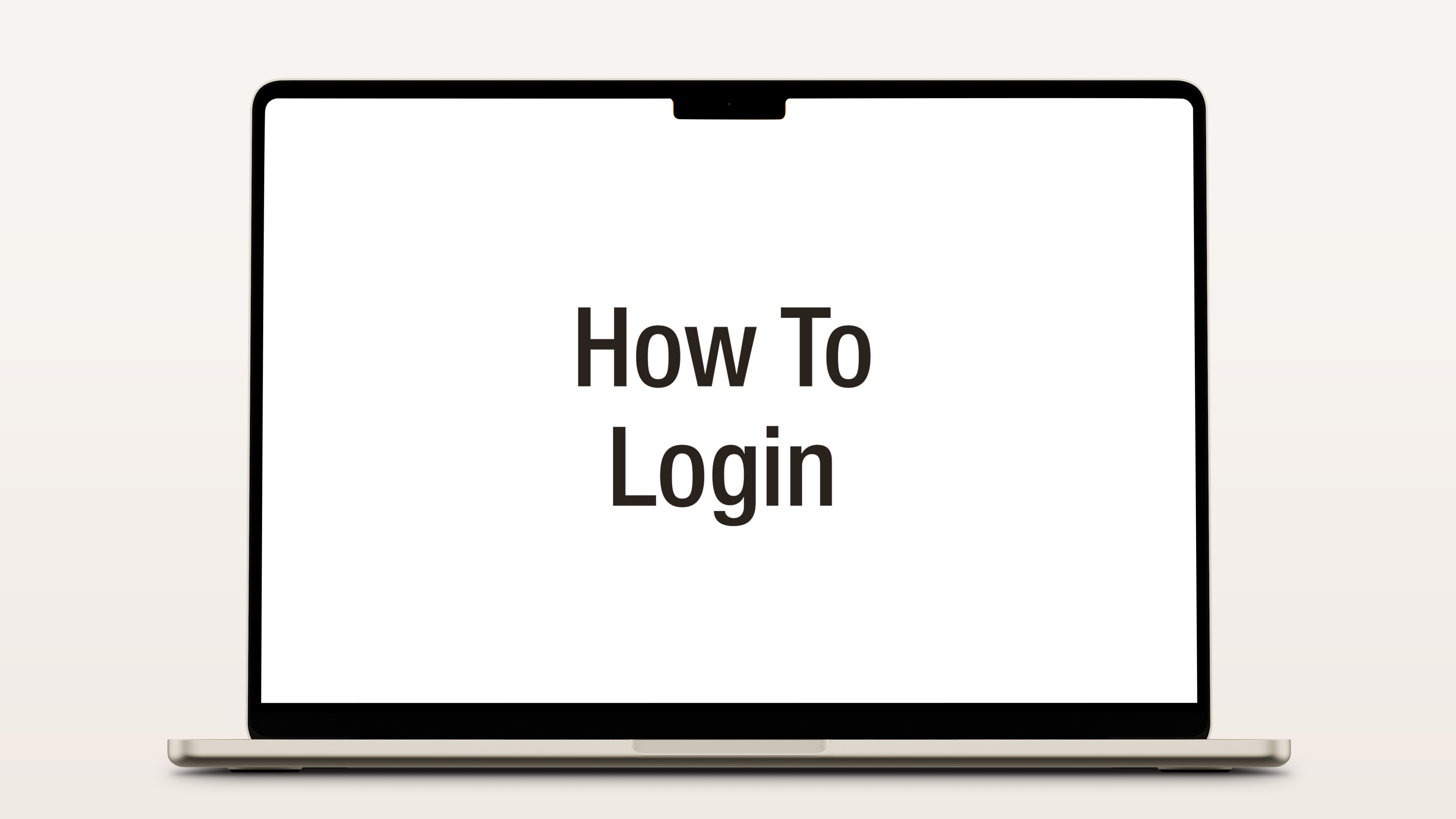 How to Login - Video Thumbnail